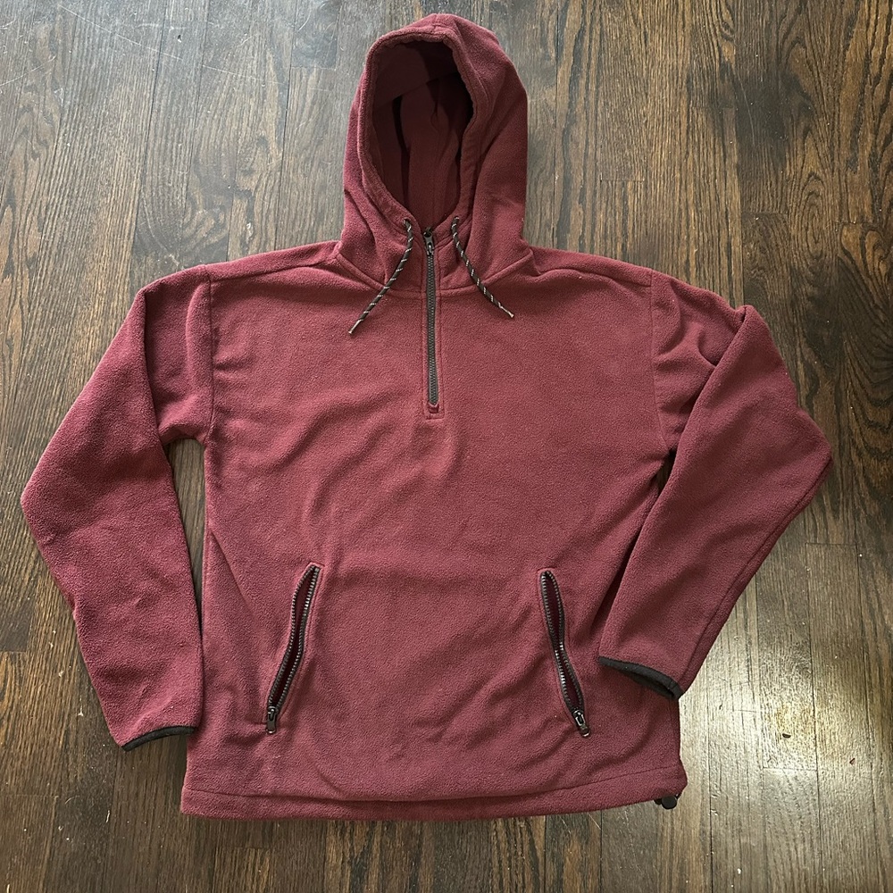 Old Navy Maroon Fleece Hoodie
